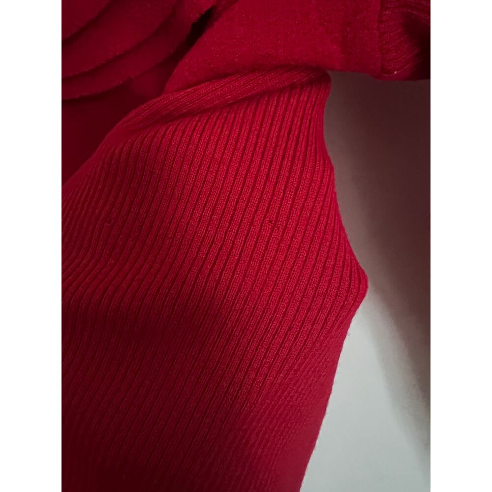 Charter Club Chalet Chic 2X Red Amore 100% Merino Wool Cardigan Sweater NWT - Picture 11 of 14